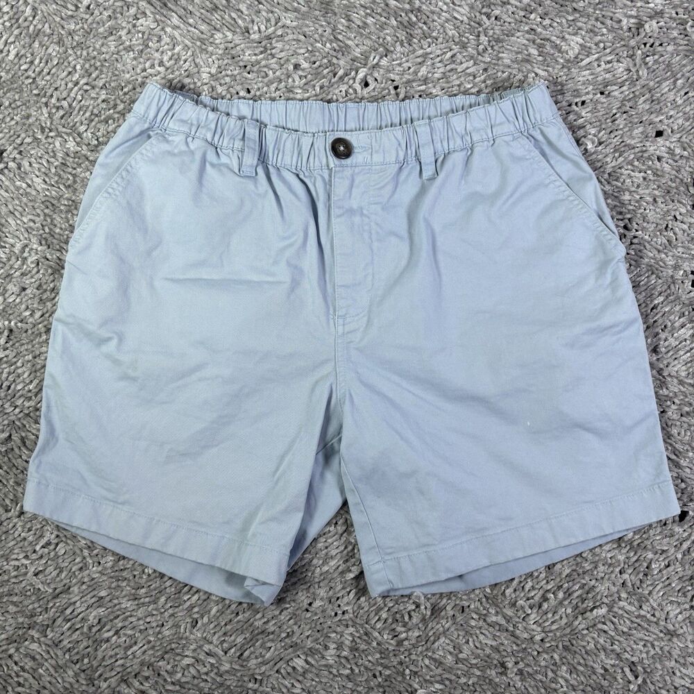 Chubbies Chino Shorts Mens Large 7 Inseam Regular Fit Baby Blue Stretch Golf